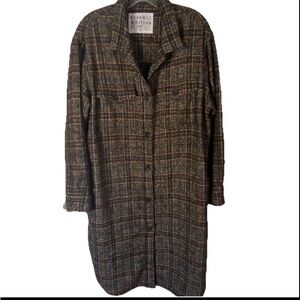 Frank & Eileen Shacket Women’s L Gavin Italian Wool Blend Bouclé Shirt Jacket
